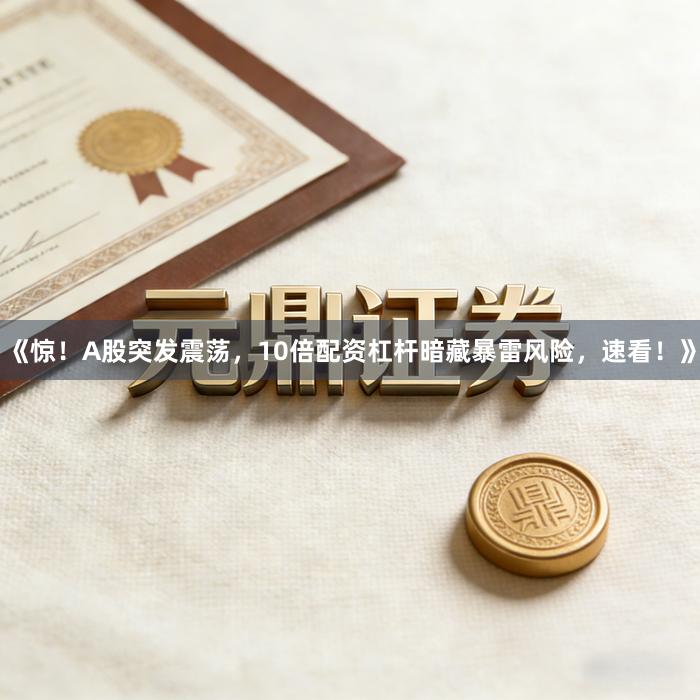 《惊！A股突发震荡，10倍配资杠杆暗藏暴雷风险，速看！》