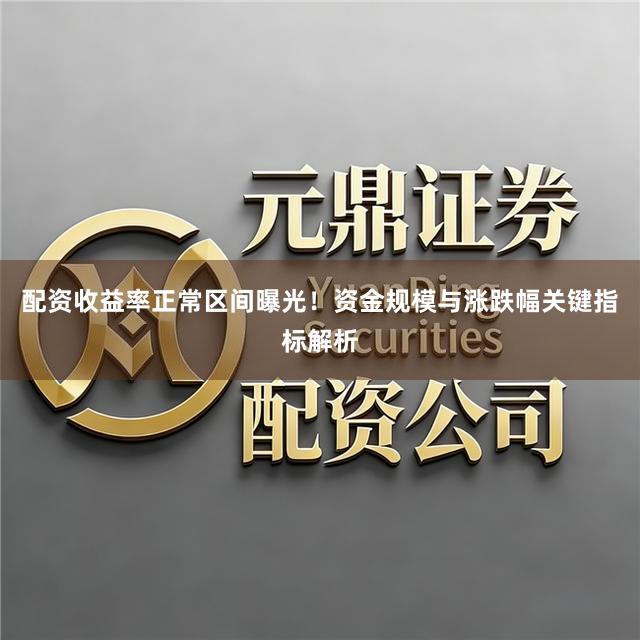 配资收益率正常区间曝光！资金规模与涨跌幅关键指标解析