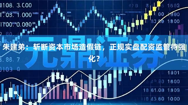朱建弟：斩断资本市场造假链，正规实盘配资监管待强化？