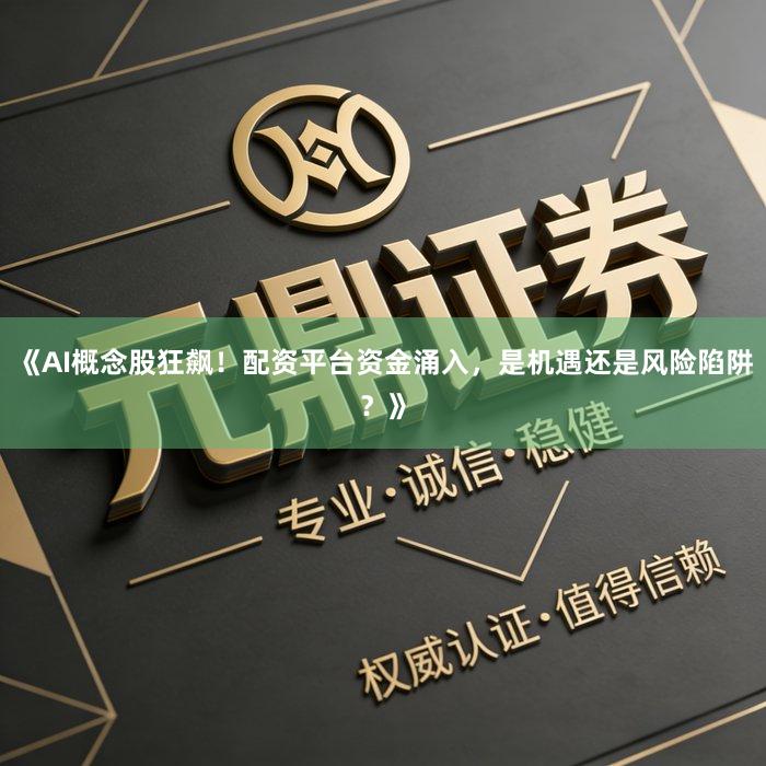 《AI概念股狂飙！配资平台资金涌入，是机遇还是风险陷阱？》